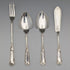 Antique British silver plate dessert set, Mappin & Webb, in case